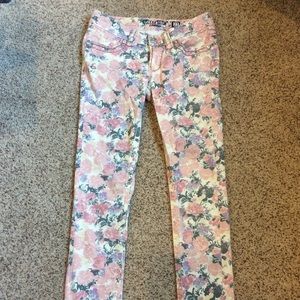 Miss me floral skinny jeans